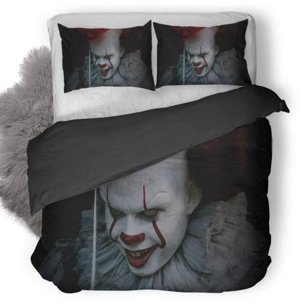 It Pennywise Duvet Cover, Bedding Set Gift For Christmas, Black Friday, Thanksgiving, Black Friday, For Halloween