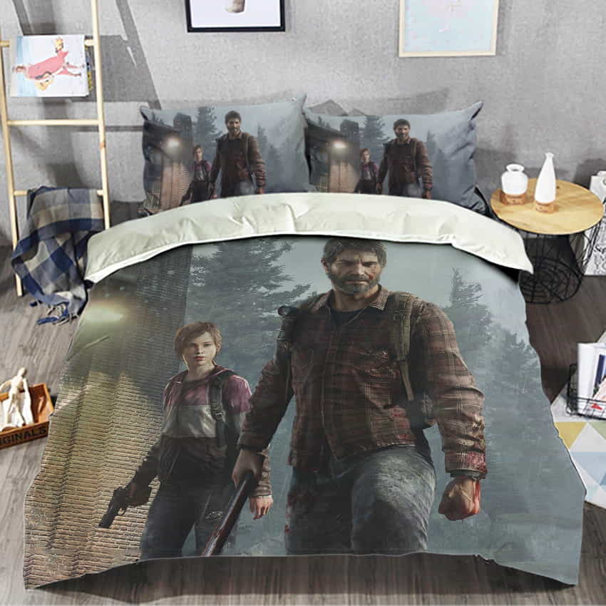 Last Of Us Horror Game Bedding Set Gift For Valentine’s Day, For Halloween