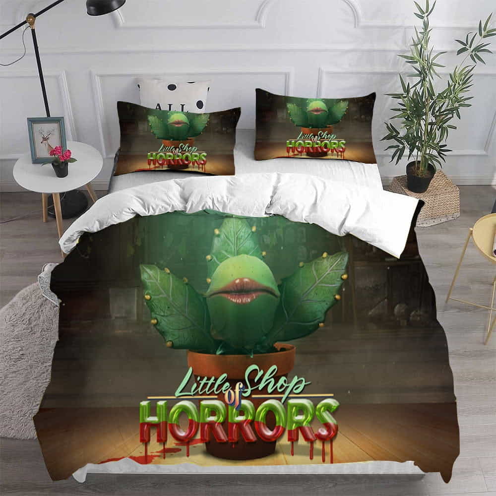 Little Shop of Horrors Bedding Sets Duvet Cover, Flatsheet, Pillowcases For Every Bedroom, For Halloween