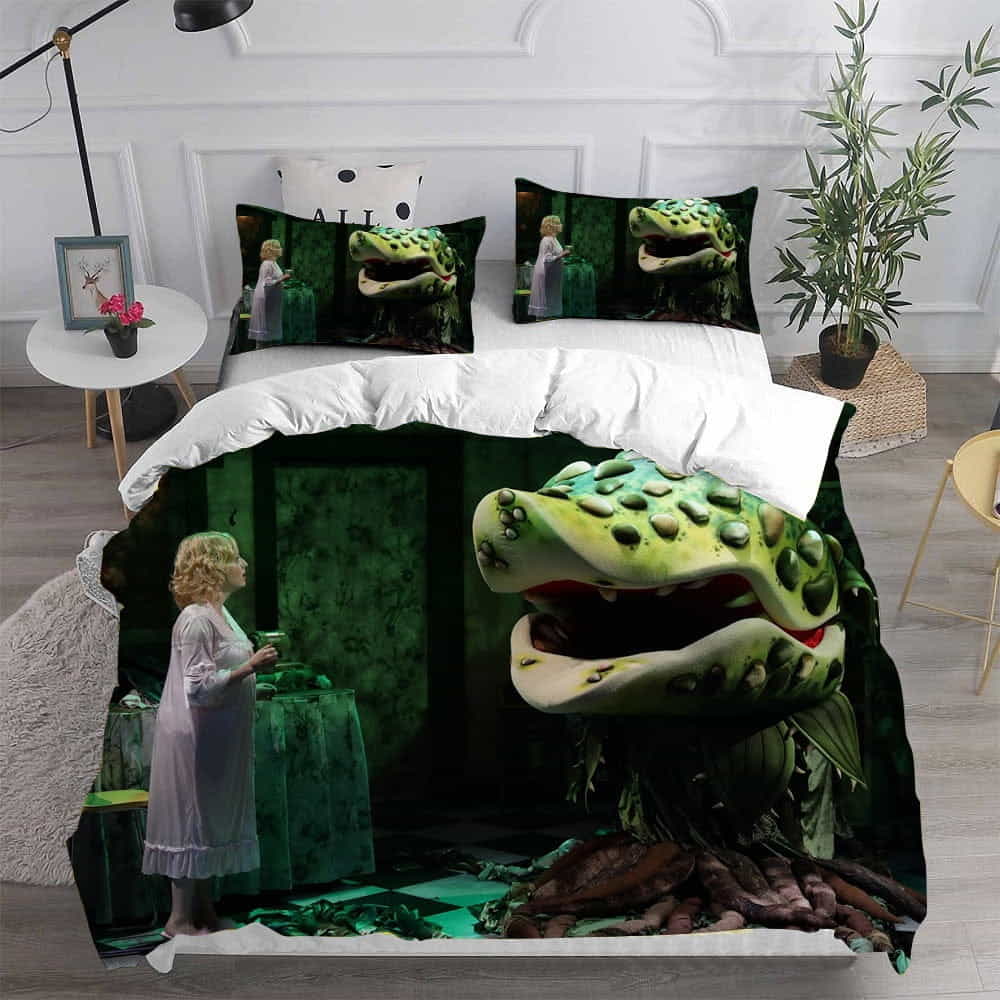 Little Shop of Horrors Bedding Sets Gift For Birthday, Father’s Day, Mother’s Day, For Halloween
