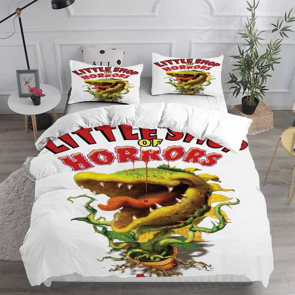 Little Shop of Horrors Bedding Sets Gift For Birthday, Father’s Day, Mother’s Day, For Halloween