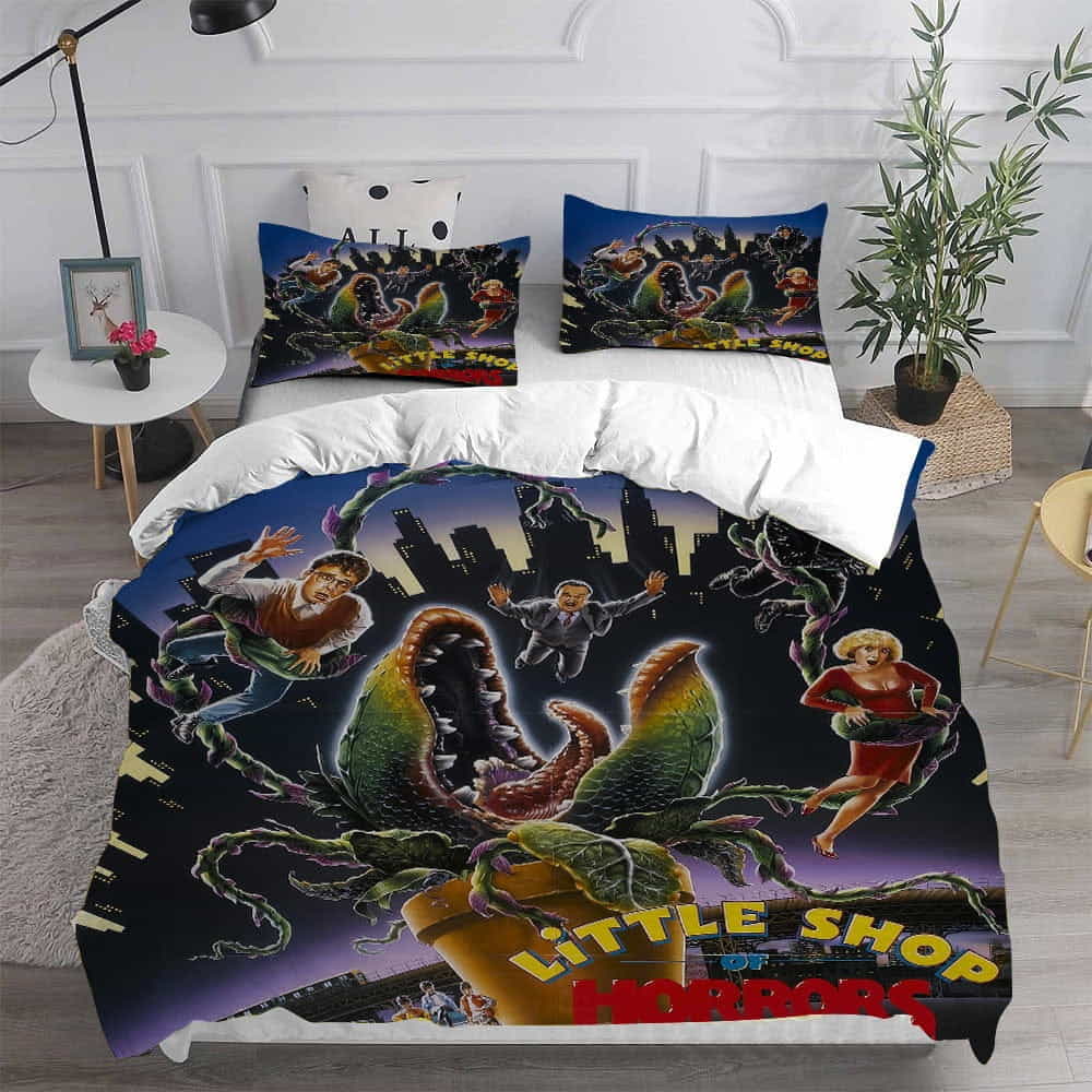 Little Shop of Horrors Bedding Sets Gift For Birthday, Halloween, Christmas, Father’s Day