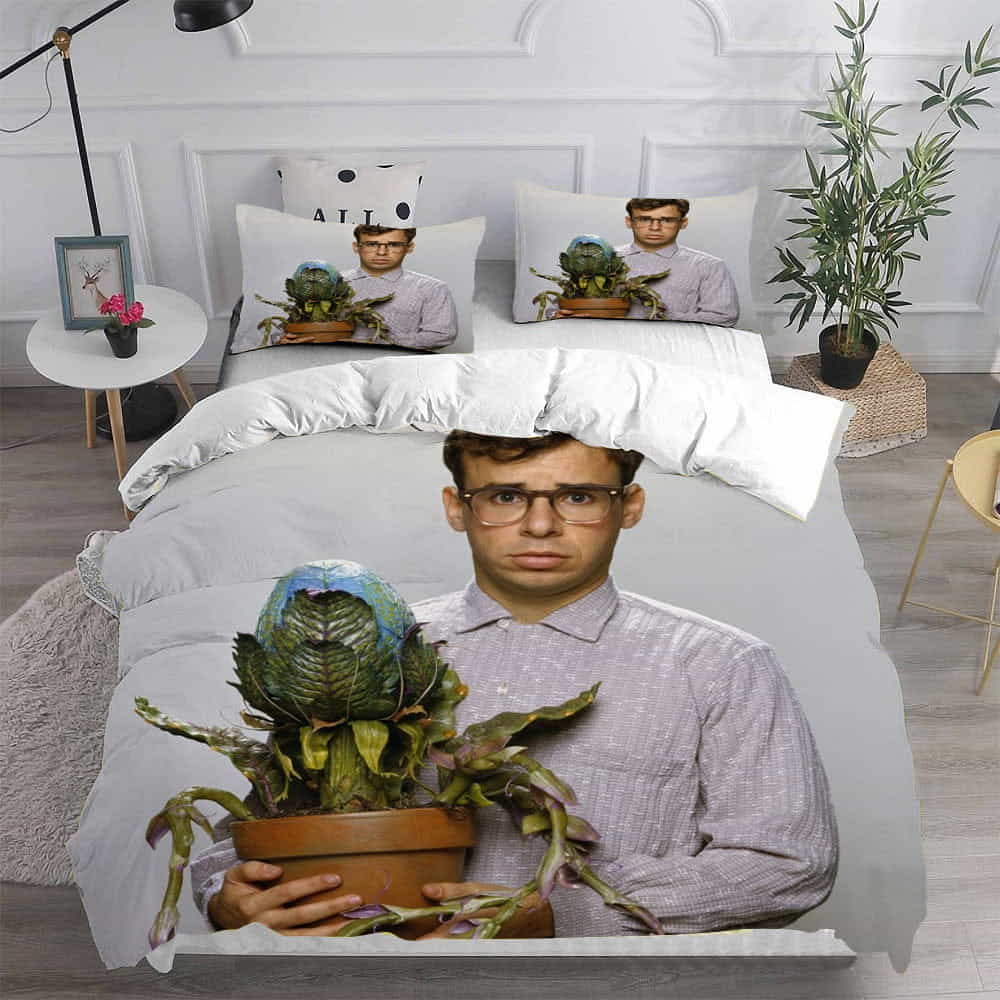 Little Shop of Horrors Bedding Sets Gift For Mother’s day, Father’s day, Independence Day, For Halloween