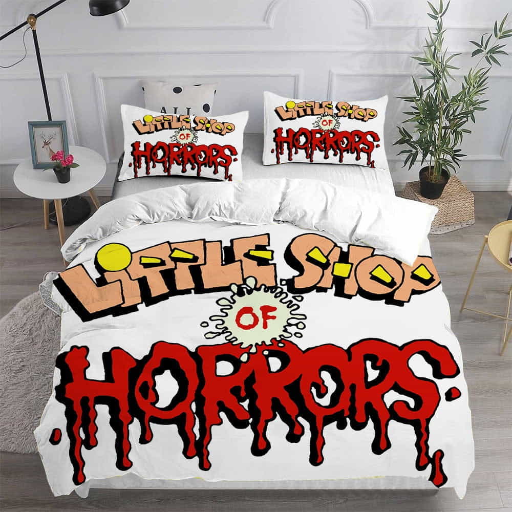 Little Shop of Horrors Bedding Sets Gifts For Family Members Father’s Day, For Halloween
