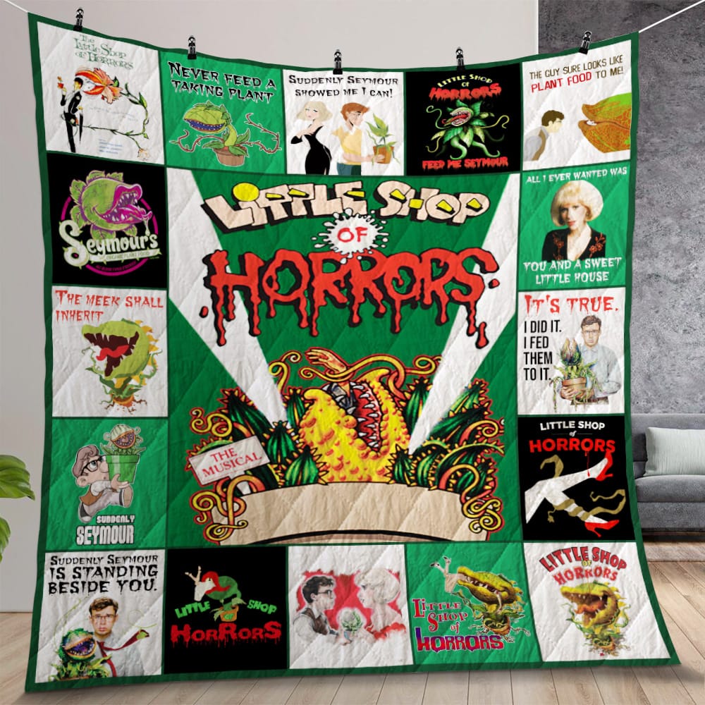 Little Shop Of Horrors Quilt Gift For Christmas, Birthday, Halloween