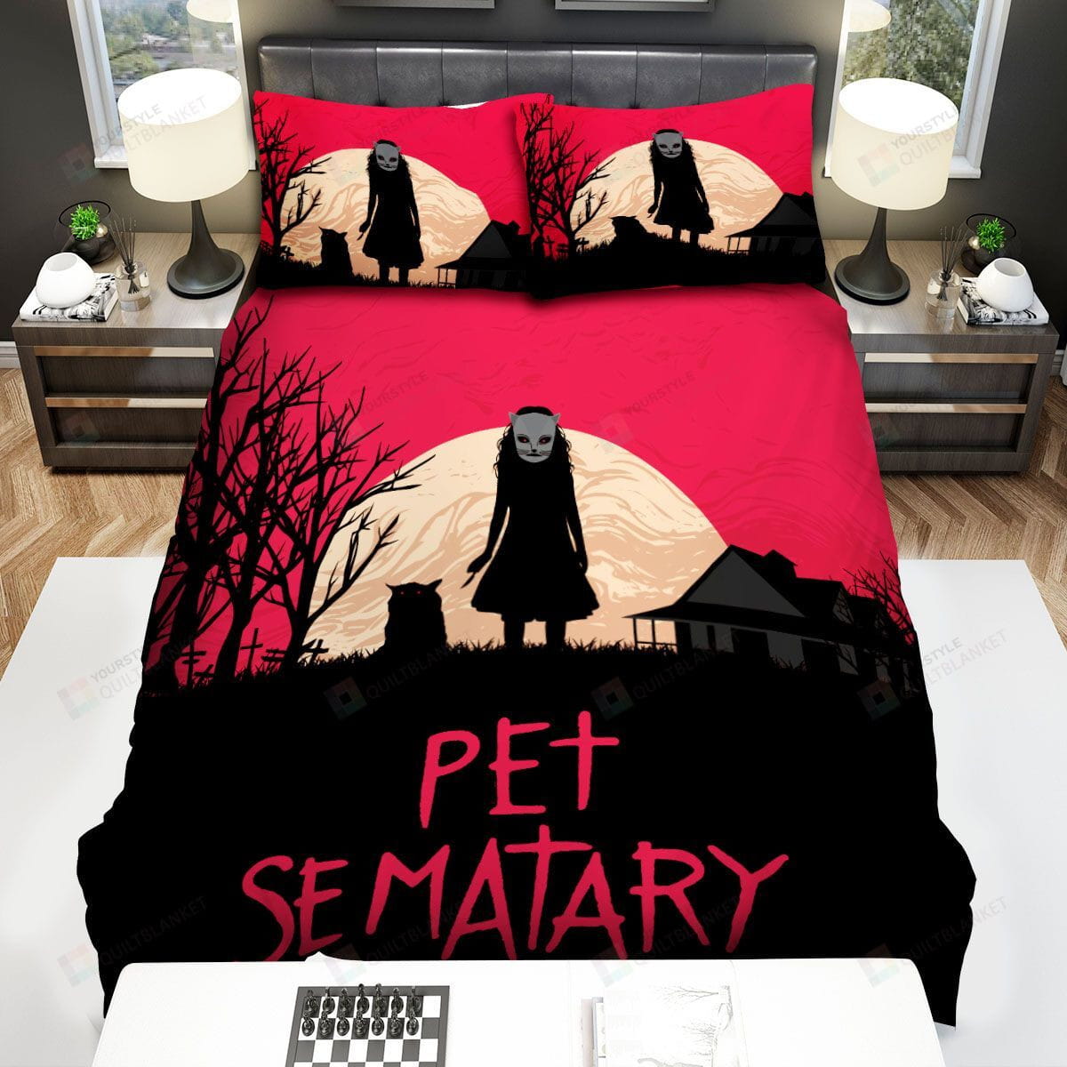 Pet Sematary Movie Duvet Cover, Bedding Set Gift For Christmas, Black Friday, Thanksgiving, For Halloween
