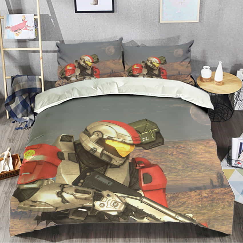 Profile Horrormaster Christmas Background 4Hefrtpqp Duvet Cover, Bedding Set Gifts For Birthday, Valentine, Patrick’s Day, For Halloween