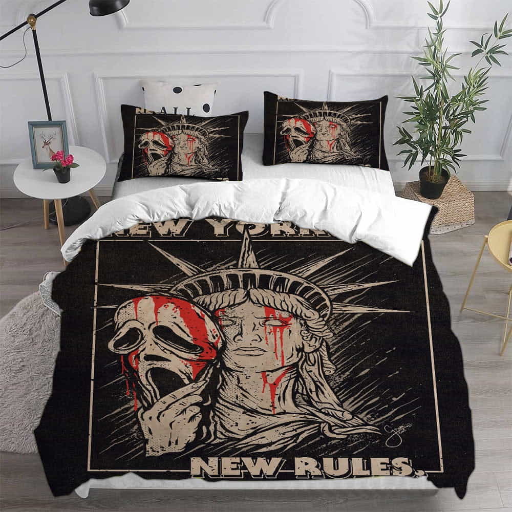 Scream VI Bedding Sets Duvet Cover, Flatsheet, Pillowcases Perfect Gift For Fans, For Halloween