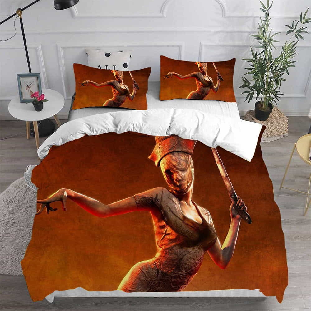 Silent Hill Bedding Sets Gift For Father’s Day, Halloween, Christmas