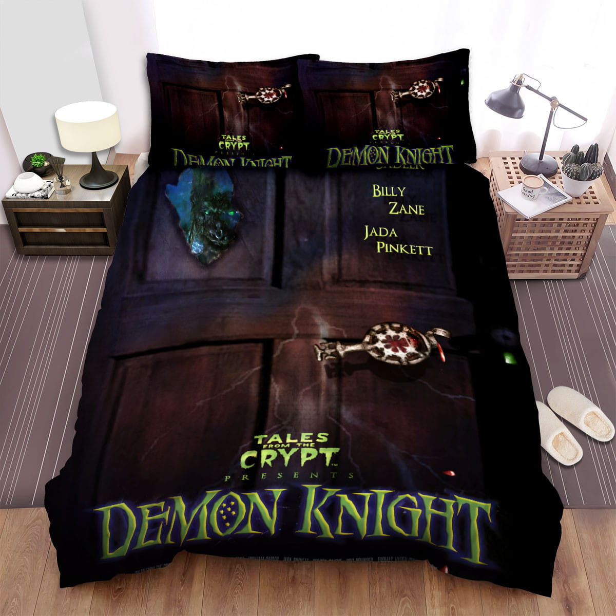 Tales From The Crypt: Demon Knight Poster Duvet Cover, Bedding Set Gift For Christmas, Black Friday, Thanksgiving, Black Friday, For Halloween