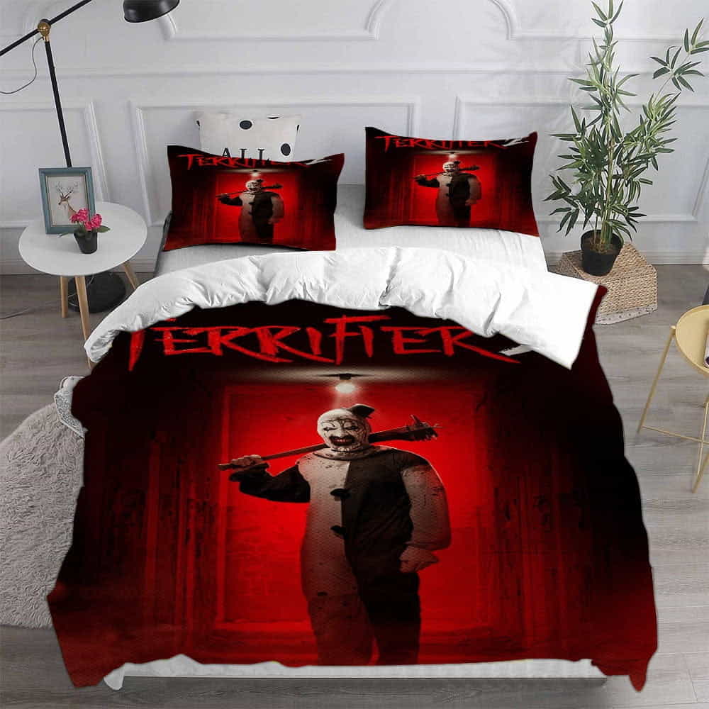 Terrifier 2 Bedding Sets Gift For Father’s Day, Halloween, Christmas