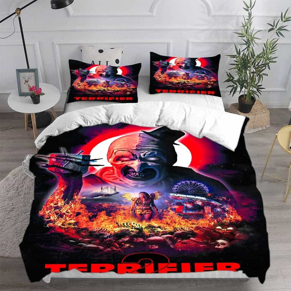 Terrifier 2 Bedding Sets Gift For Father’s day, Independence Day, Labor Day, For Halloween