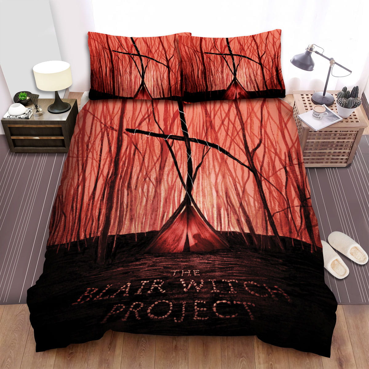 The Blair Witch Project (1999) Arrow Books Bed Sheets Spread Duvet Cover Bedding Sets, For Halloween