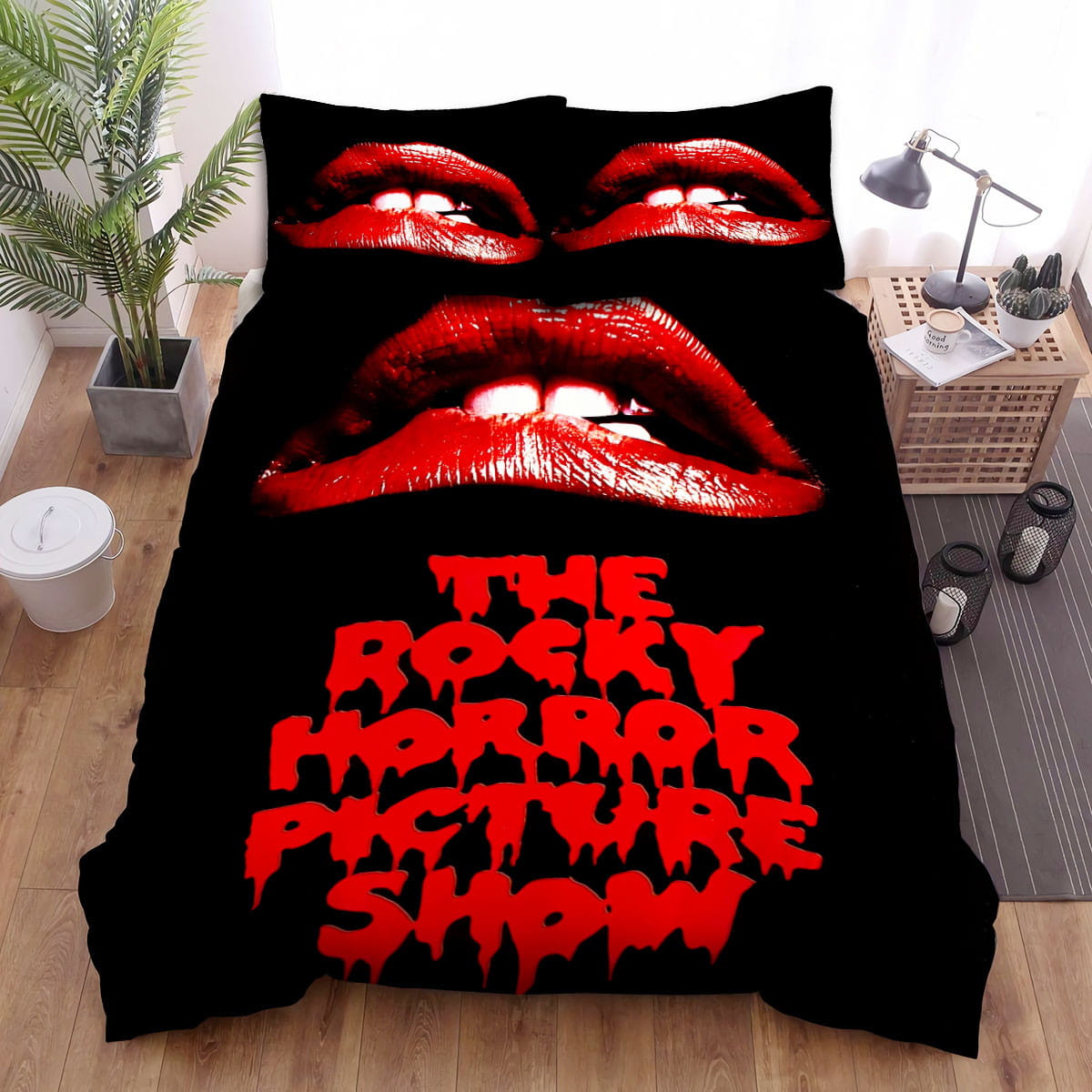 The Rocky Horror Picture Show (1975) Black Friday Night Movie Poster Duvet Cover, Bedding Set Gift For Christmas, Black Friday, Thanksgiving, Black Friday, For Halloween