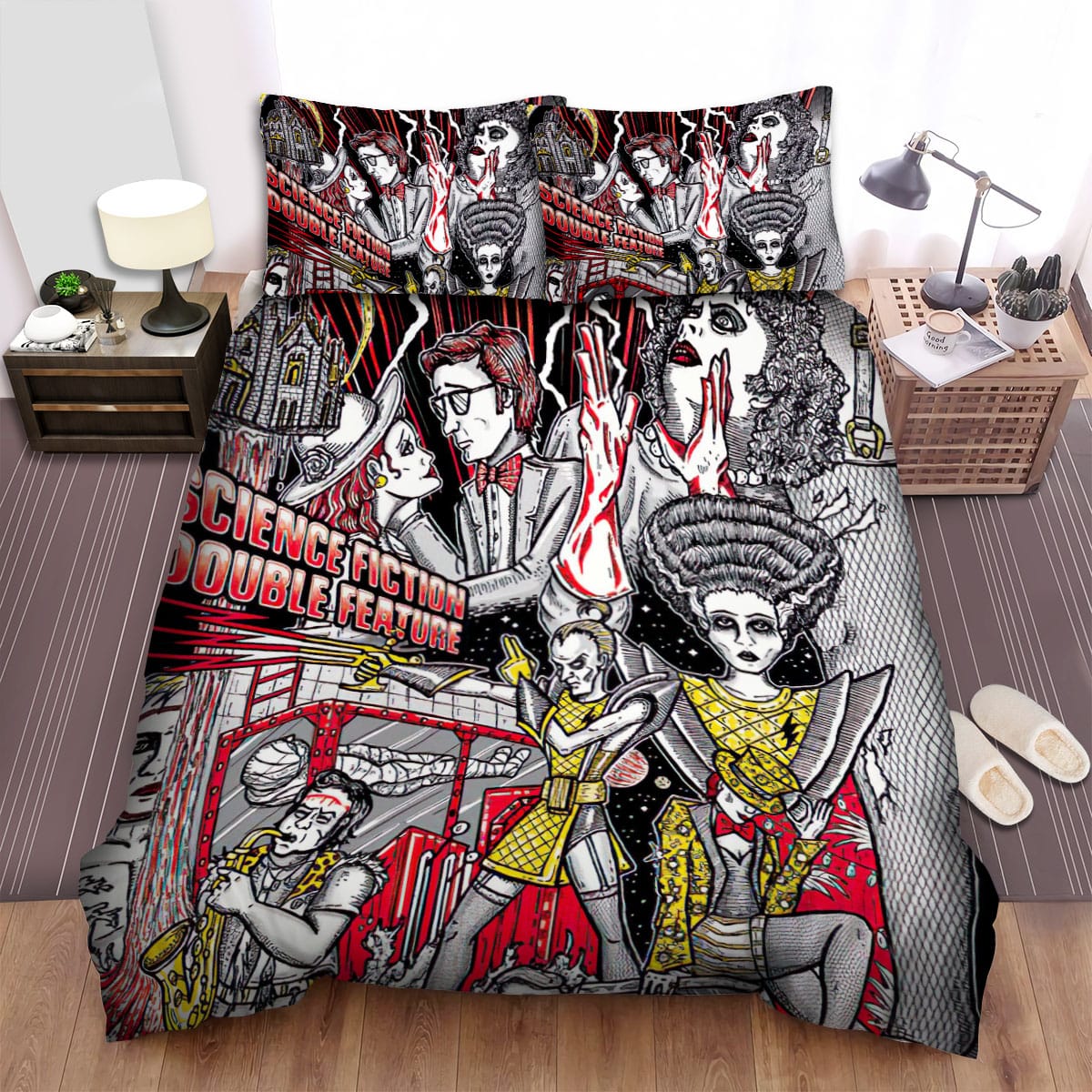 The Rocky Horror Picture Show (1975) Dr. X Will Build A Creature Movie Poster Bed Sheets Spread Duvet Cover Bedding Sets, For Halloween
