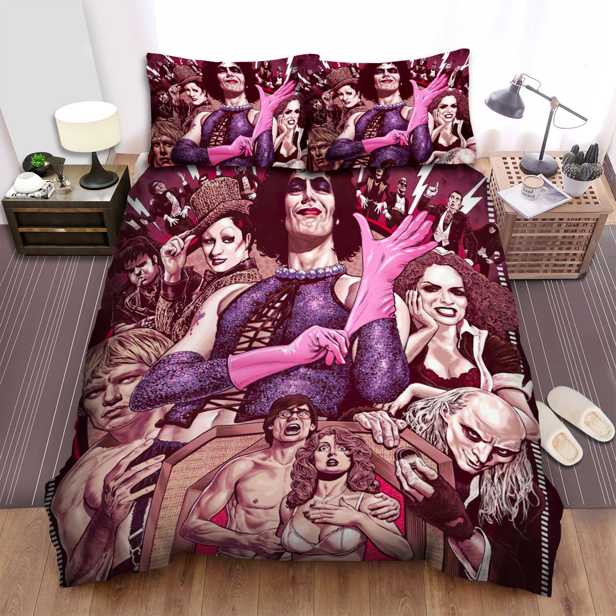 The Rocky Horror Picture Show (1975) Panic Movie Poster Bed Sheets Spread  Duvet Cover Bedding Sets, For Halloween
