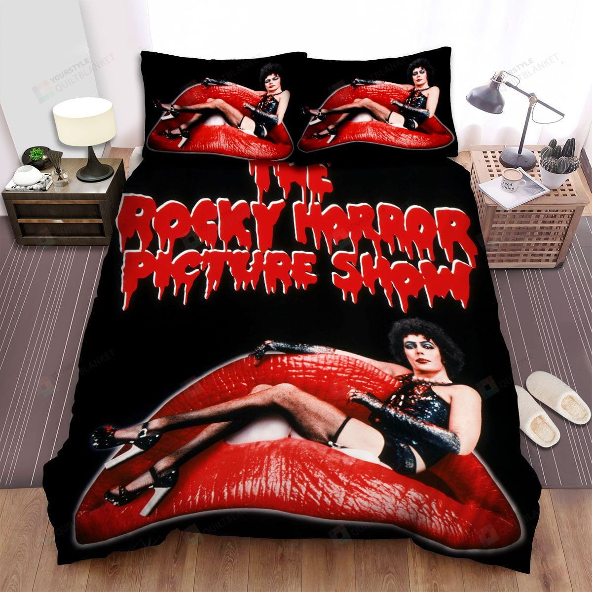 The Rocky Horror Picture Show (1975) Poster Movie Poster Duvet Cover, Flastsheet, Pillowcase Bedding Set Gift For Fans, Black Friday, Christmas, For Halloween