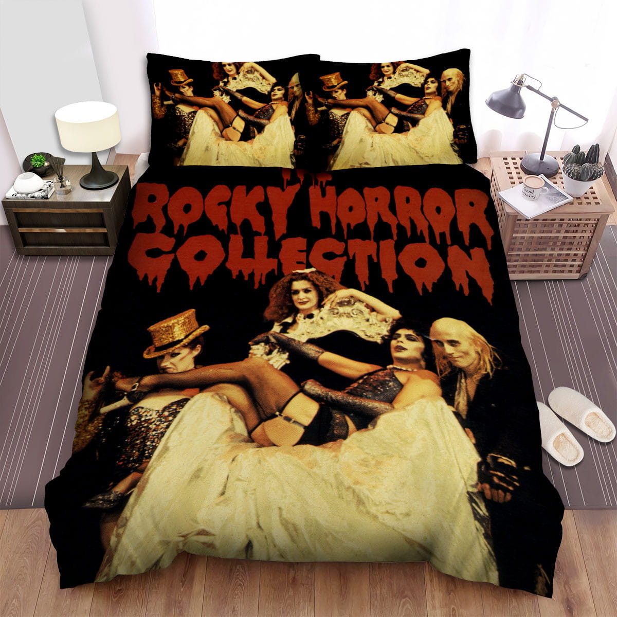 The Rocky Horror Picture Show (1975) The Collection Movie Poster Duvet Cover, Flastsheet, Pillowcase Bedding Set Gift Ideas For Fans, For Halloween