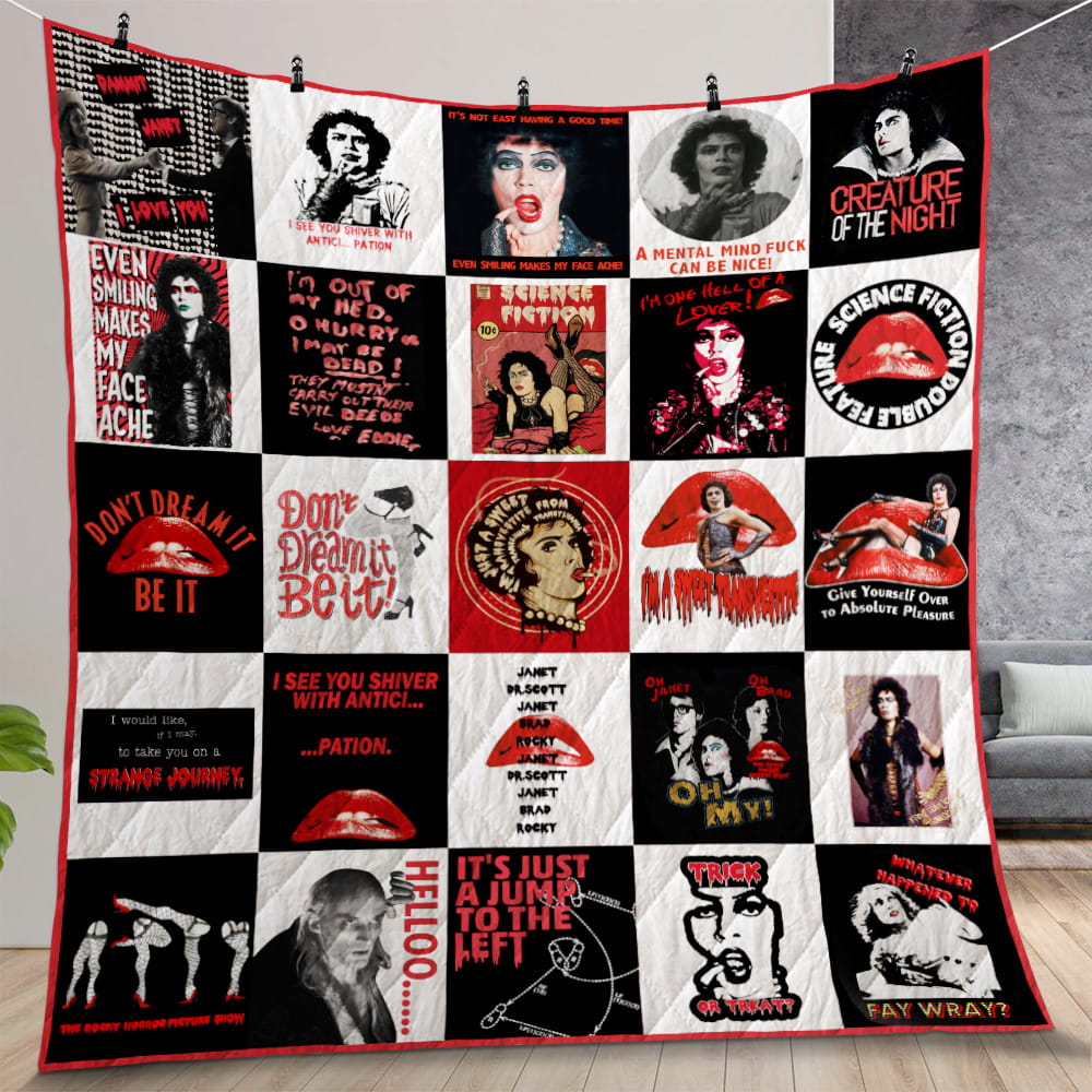 The Rocky Horror Picture Show Quilt Gift For Christmas, Birthday, Thanksgiving, For Halloween