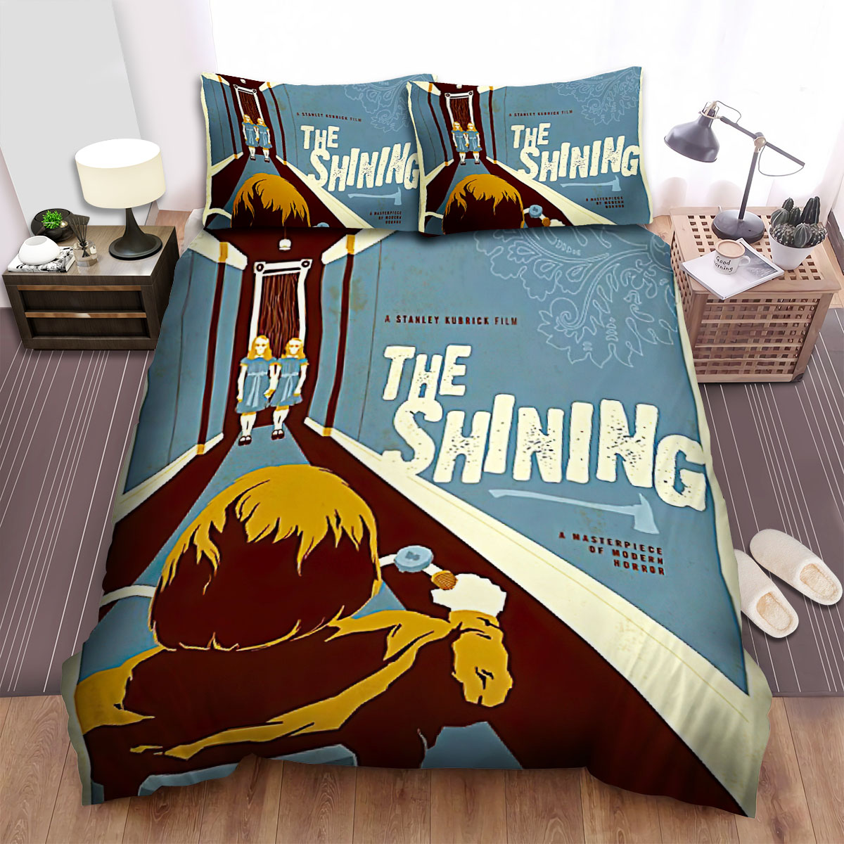 The Shining A Masterpiece Of Modern Horror Movie Poster Bed Sheets Spread  Duvet Cover Bedding Sets, For Halloween