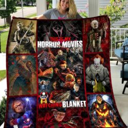 This Is My Horror Movies Quilt Gift For Christmas, Black Friday, Thanksgiving, For Halloween